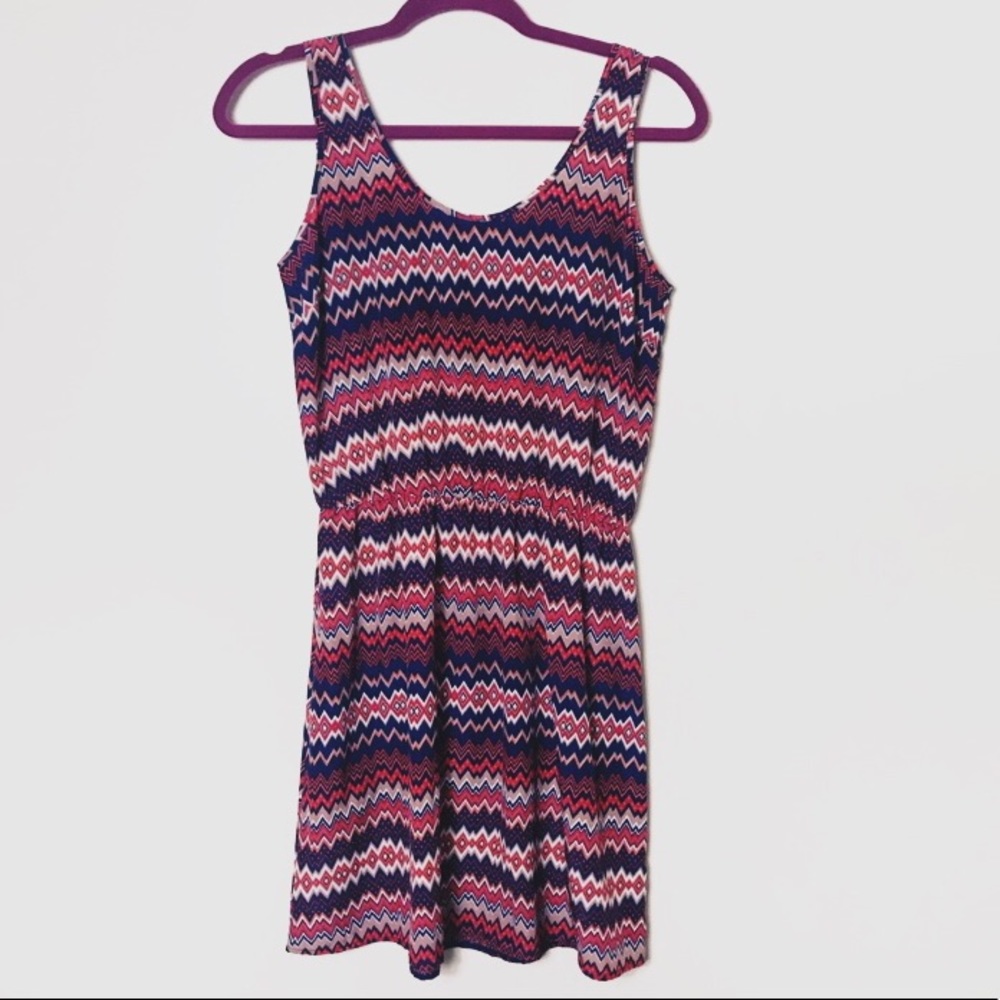 Anthropologie | Chevron Summer Dress | S
